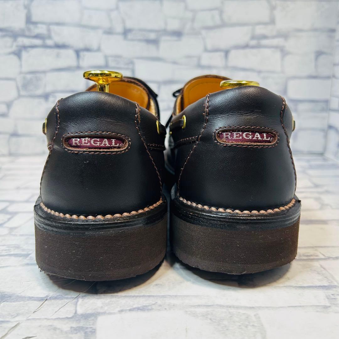 未使用級 Regal Walker 3アイレットモカ 604 ブラウン 25.5 - メルカリ