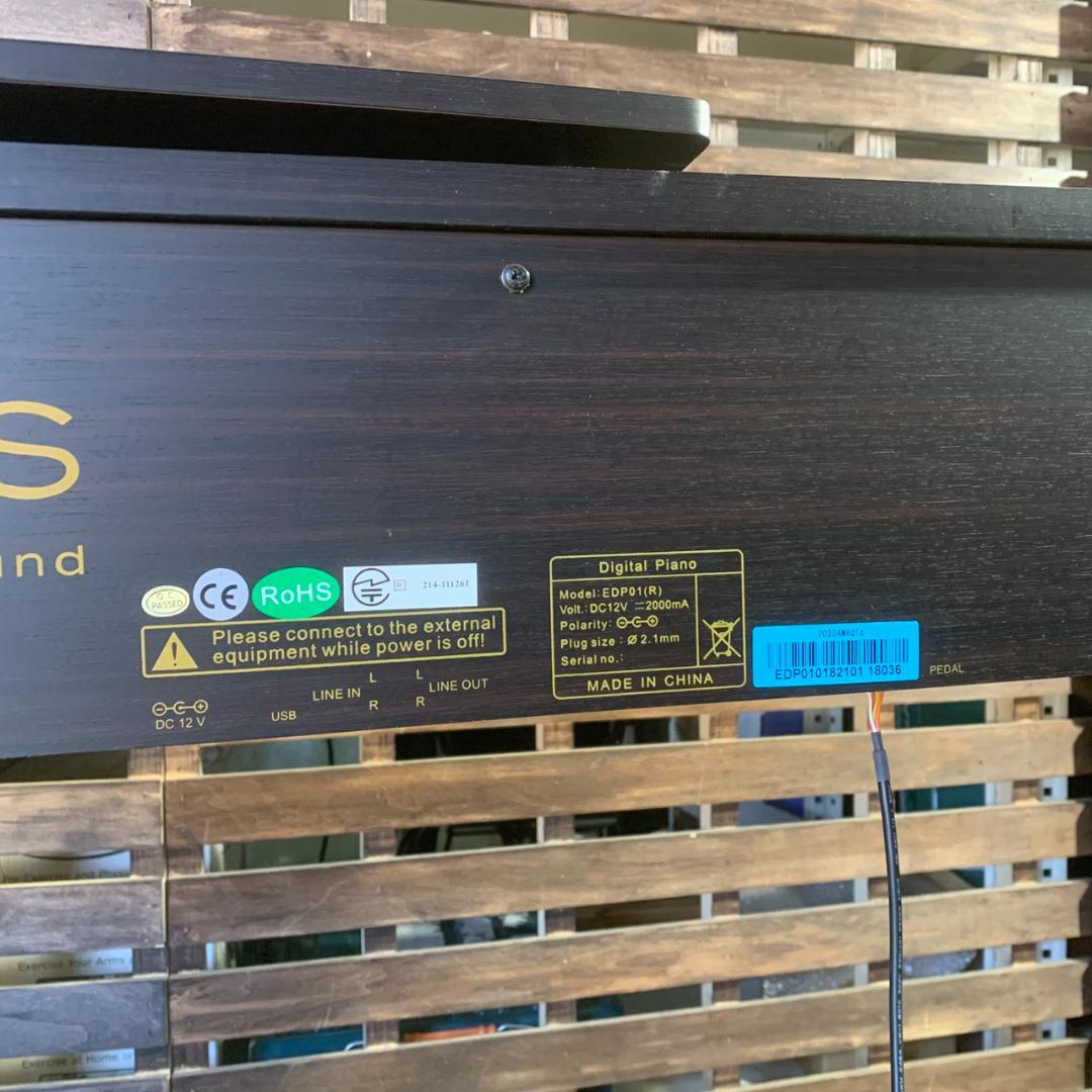 K914 EYS イース 電子ピアノ EDP01R 動作品 椅子付き - メルカリ
