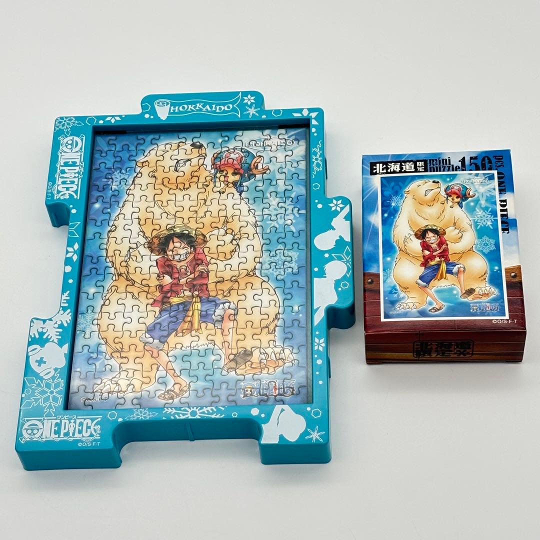 ④ONE PIECE ワンピース 北海道限定ミニパズル150ピース 完成品7個