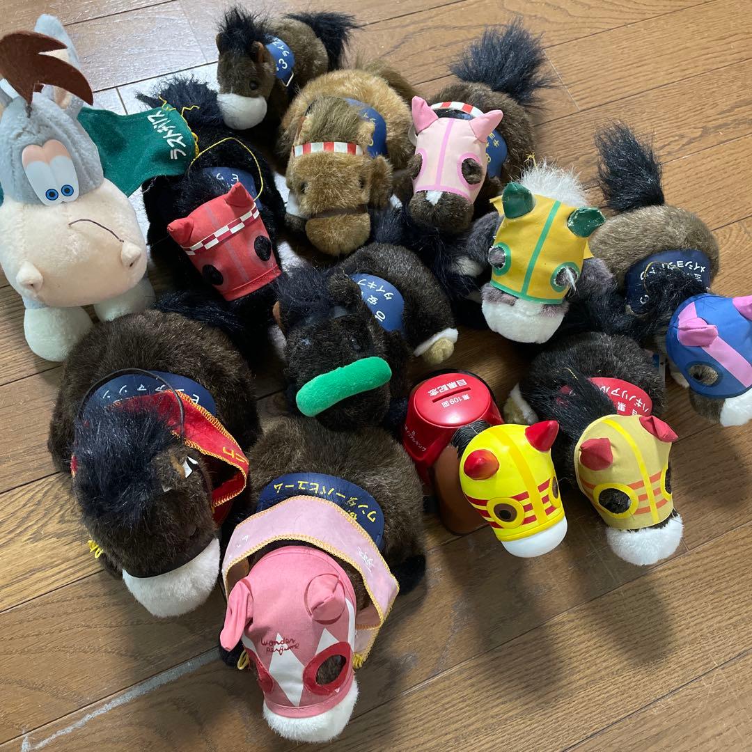 アバンティー SEGA競馬ぬいぐるみまとめ 90年代活躍競走馬12頭セット