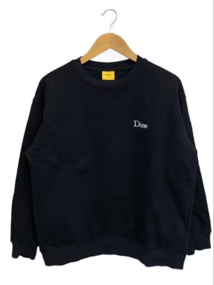 Dime 黒ブラックスウェット パーカー Lサイズ - メルカリ