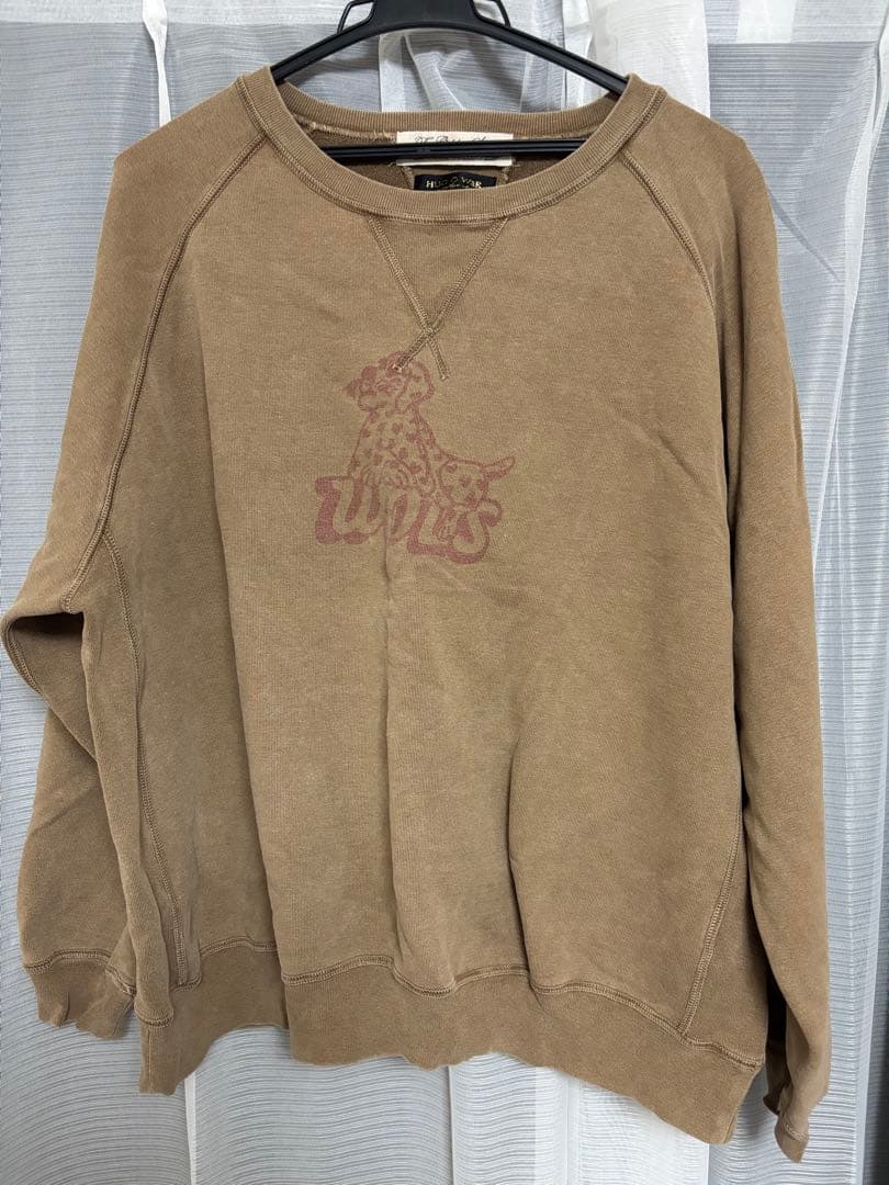 ハグオーワー＆レミレリーフスウェット REMI RELIEF×HUG O WaRコラボクルーネックスウェット(PAWSOME) | HUG O