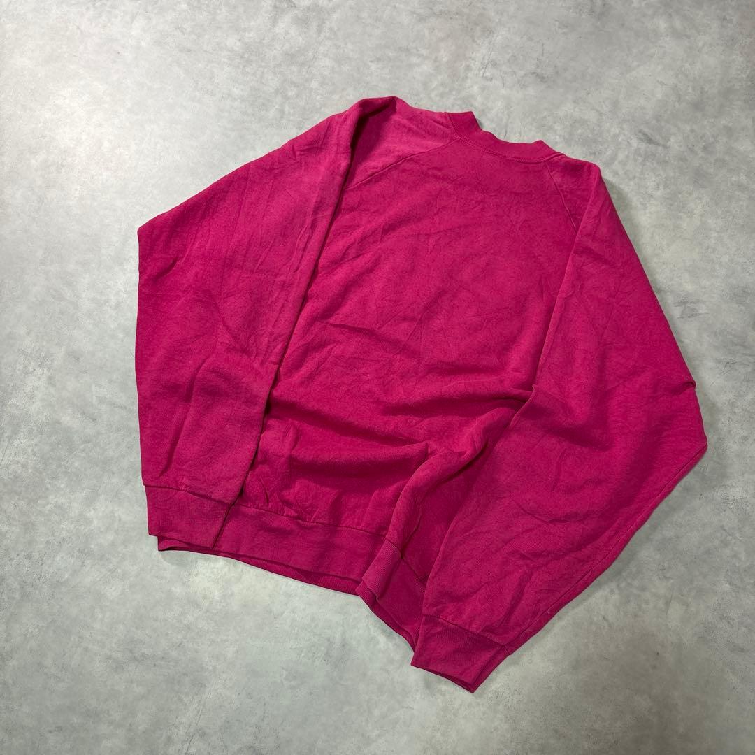 NIKE 90s スウェット トレーナー 刺繍ロゴ ファイヤー ピンク XL