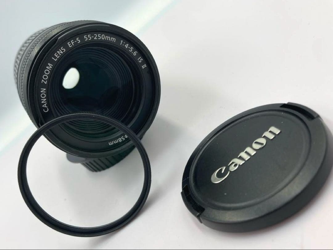 【完動品/返品保証】Canon EF-S 55-250mm IS Ⅱ望遠 Canon Ef-S 55-250Mm F/4-5.6 is Ii Telephoto Zoom Lens for DSLR
