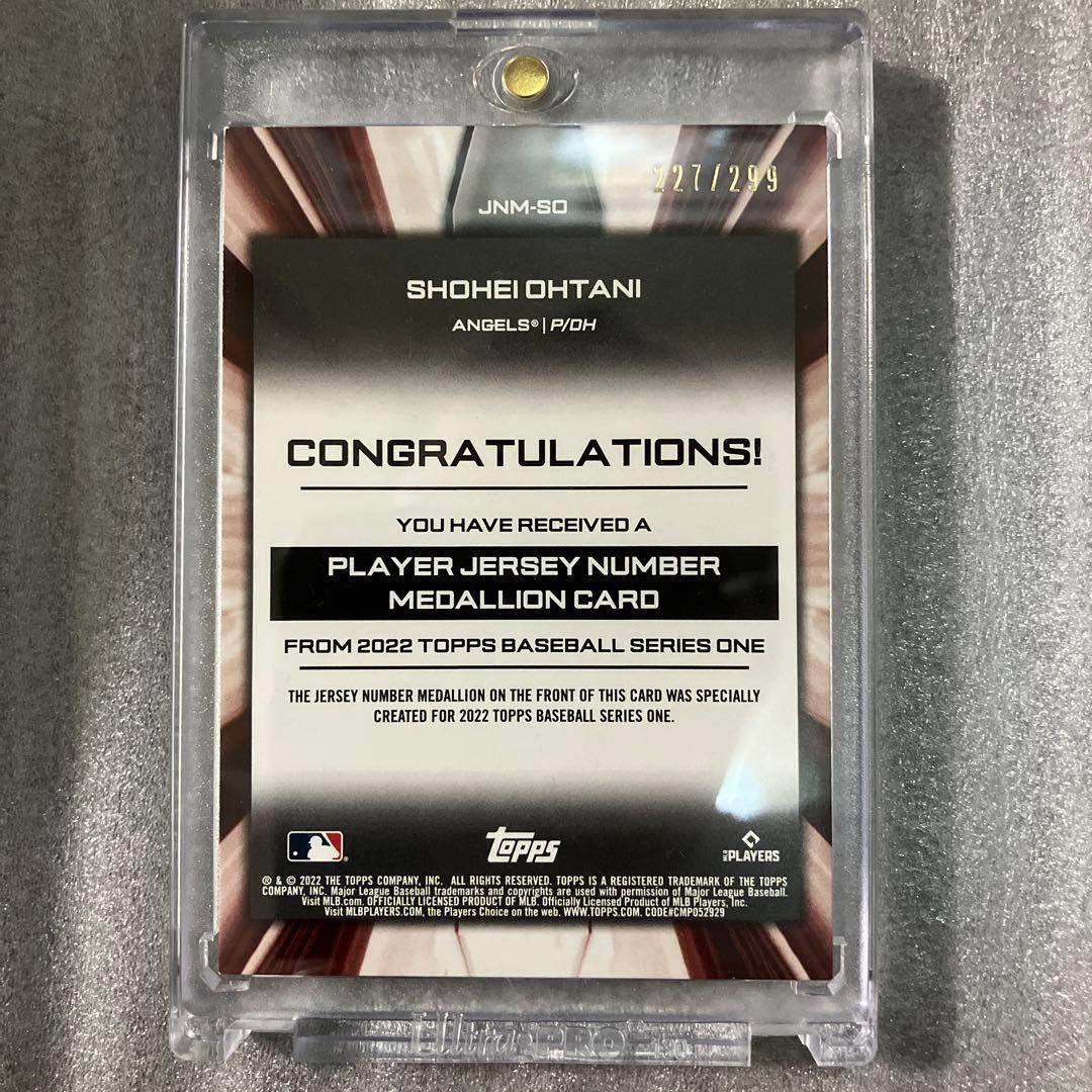 Topps 大谷翔平 2022メダリオン 299限定 - メルカリ