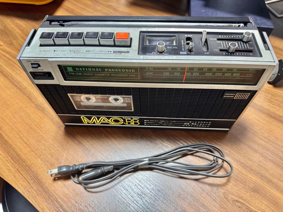 Panasonic MAC BB ラジカセFMAMラジオテープ録音再生出来ます。 - メルカリ