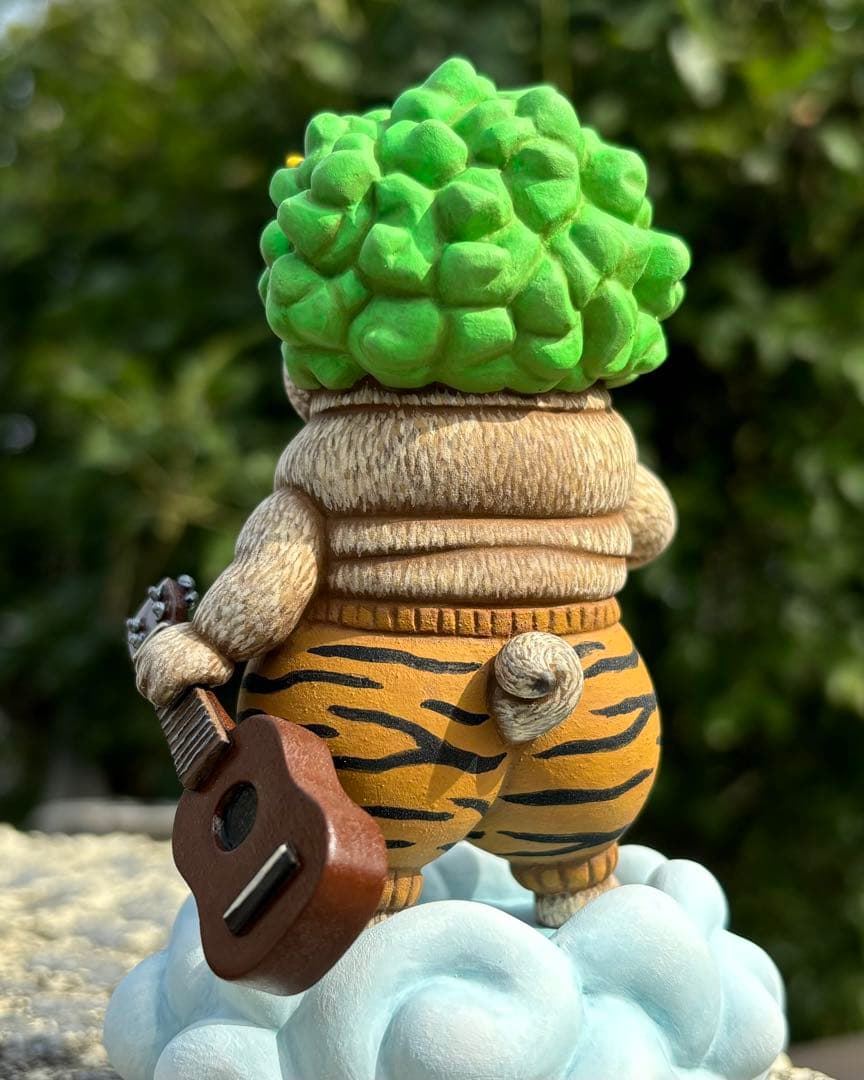 鬼おパグさん:雷様ver.(レジン製ハンドメイドフィギュア)