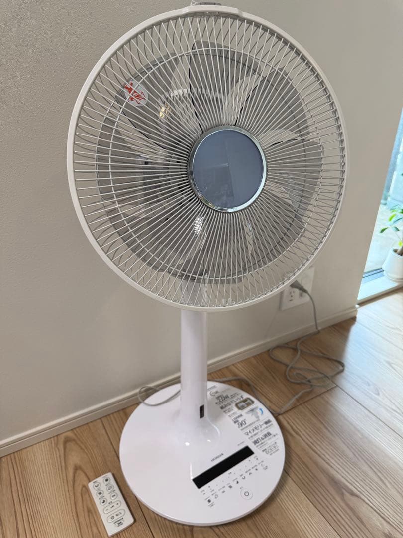HITACHI　日立 扇風機 HEF-DC3000　2015年製 ヨドバシ.com - 日立 HITACHI ハイポジションリビング扇風機 うちわ風
