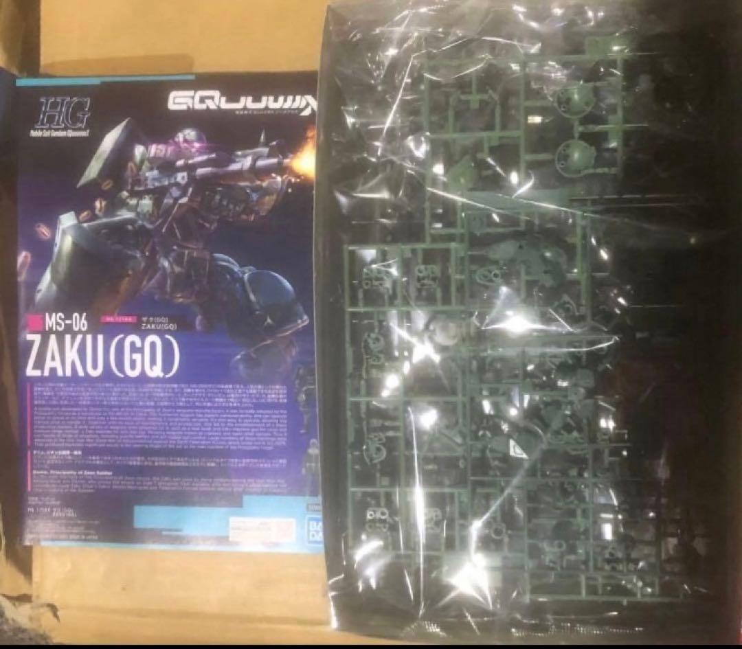 ガンプラHG GQ関連4種セット ギャン／リック・ドム／量産型ザク