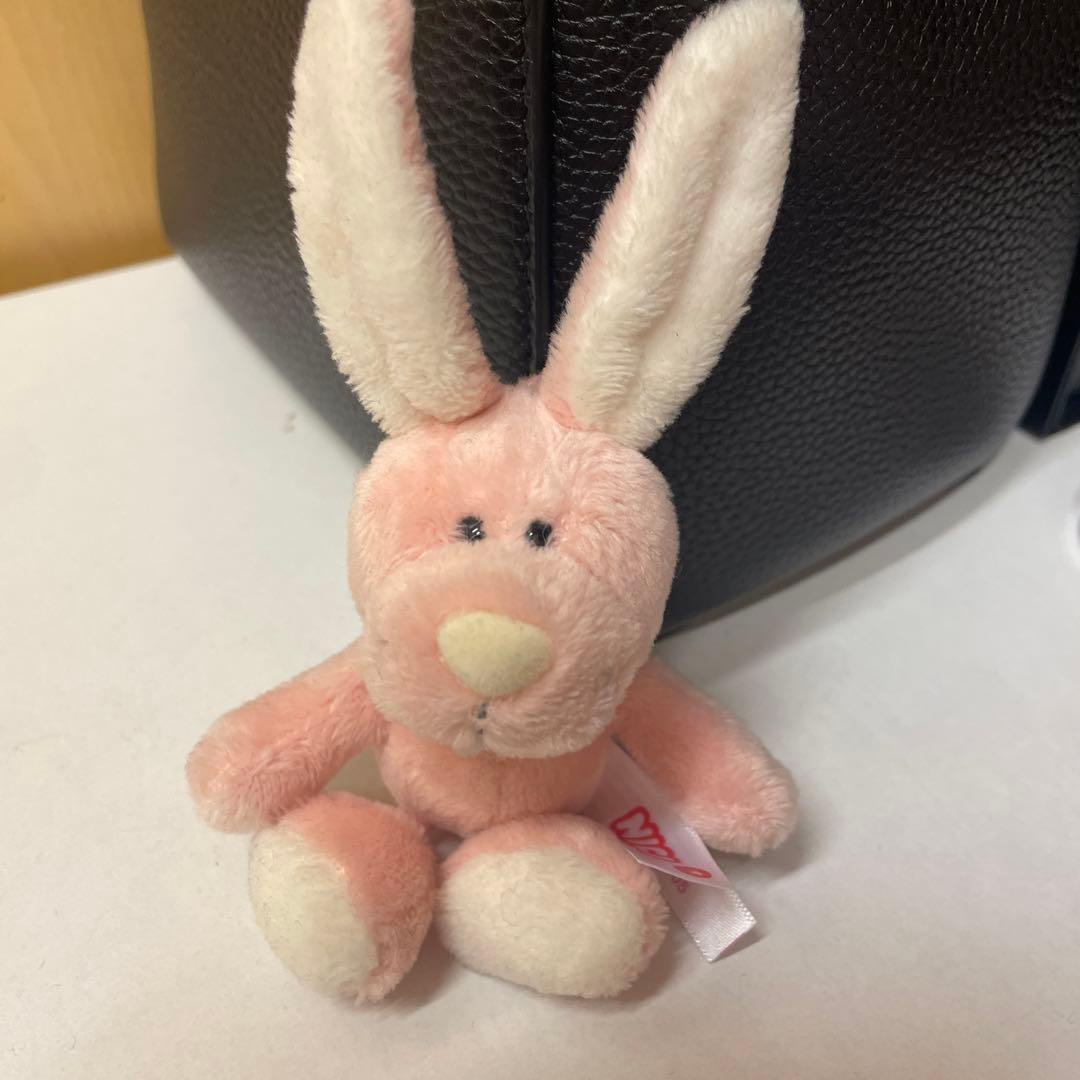 nici ニキ ピンク ウサギ キーホルダー ぬいぐるみ - メルカリ