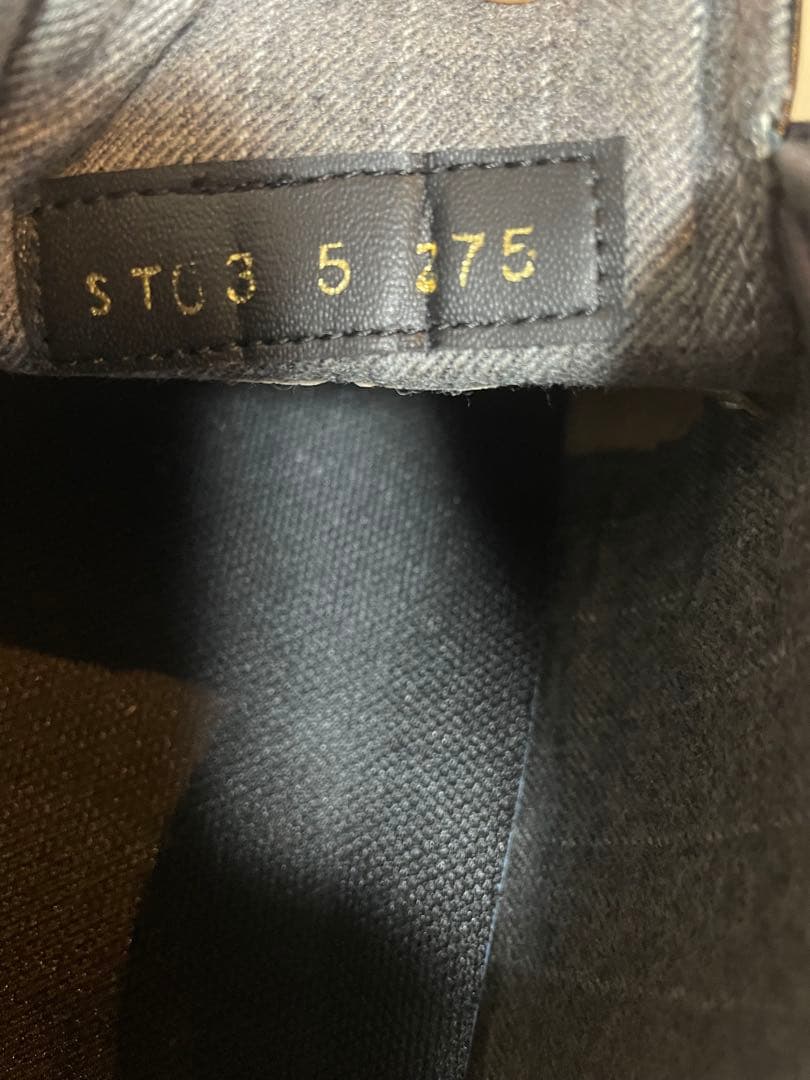 STRIDE ADDICT 27.5cm ブラックレザーシューズ