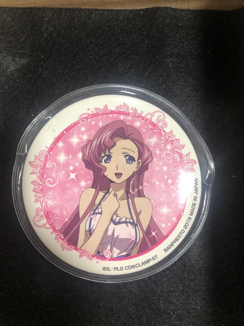 コードギアス一番カフェpart2缶バッジ 2018年ユフィ ユーフェミア75mm