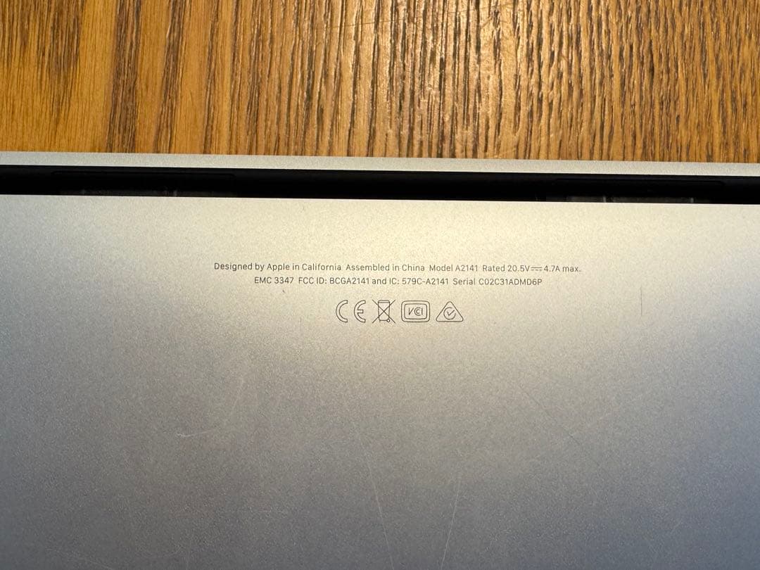 外部出力OK】MacBook Pro 16インチ 2019 / 画面不良あり - メルカリ