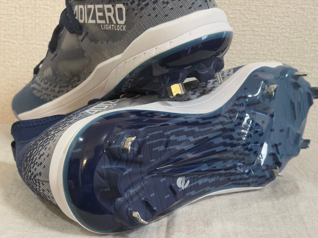 【日本未発売】adidas 海外モデル スパイク ネイビー 28.5cm ⑤