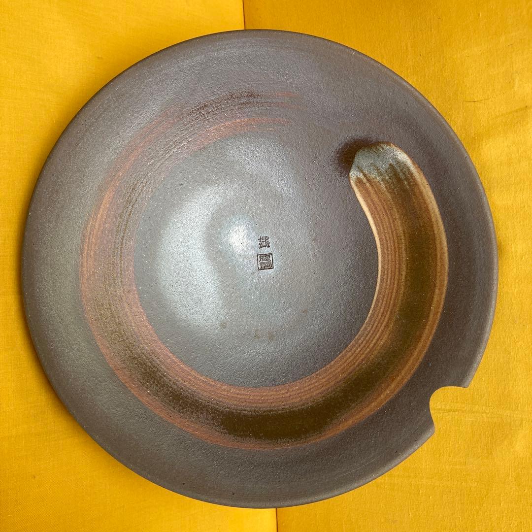 土鍋 伊賀焼10.5号深鍋 金彩刷毛目切込有伊賀焼 長谷園 伊賀土鍋 刷毛目小