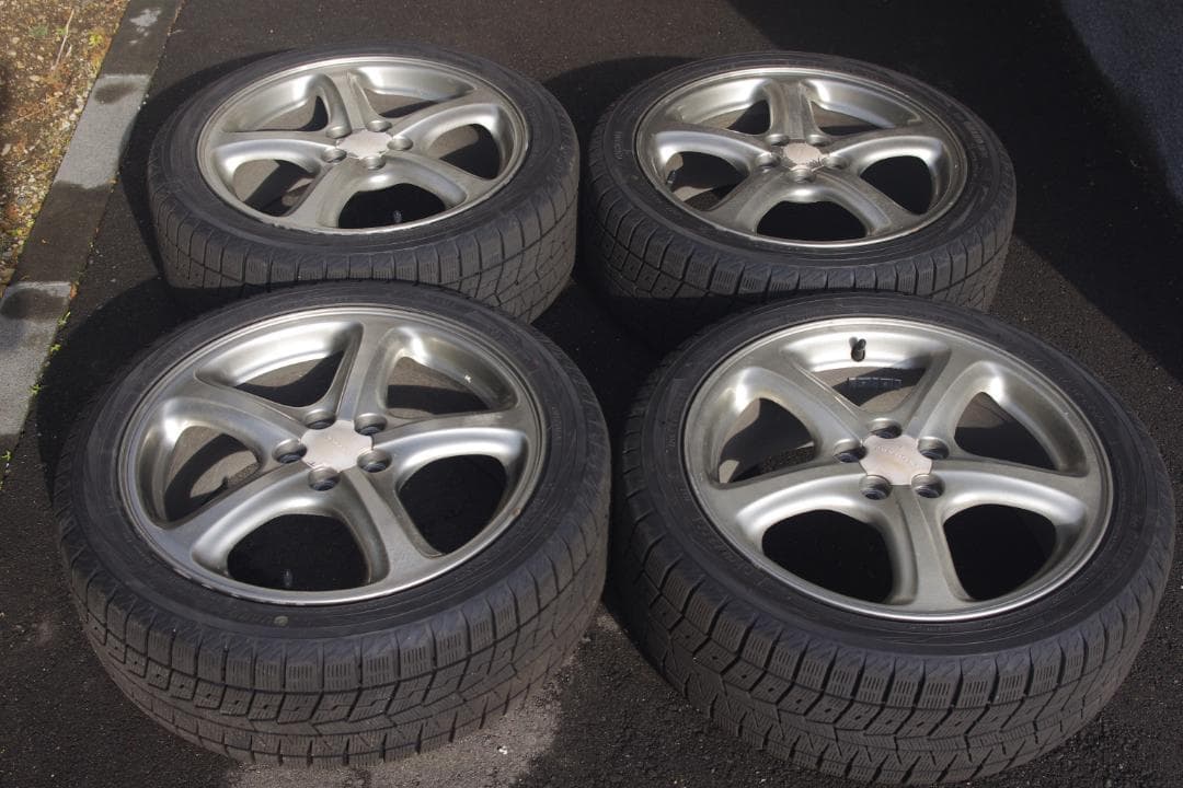 アイスガード7 215/45R17 2022年スタッドレス＆BHレガシィホイール iceGUARD SUBARU レヴォーグ ヨコハマ スタッドレスタイヤ