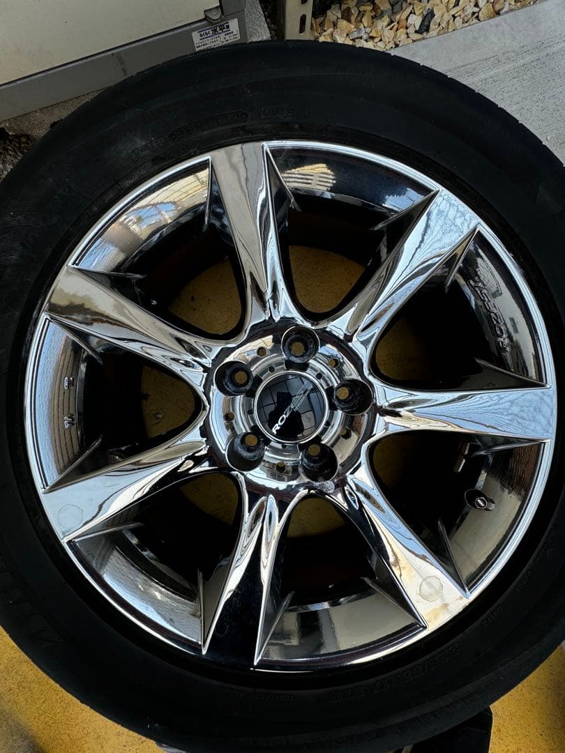 値下げアルミホイール4本セット　ROZEST ・S-MODE07 Yahoo!オークション -「rozest ホイール」(タイヤ、ホイール) の落札