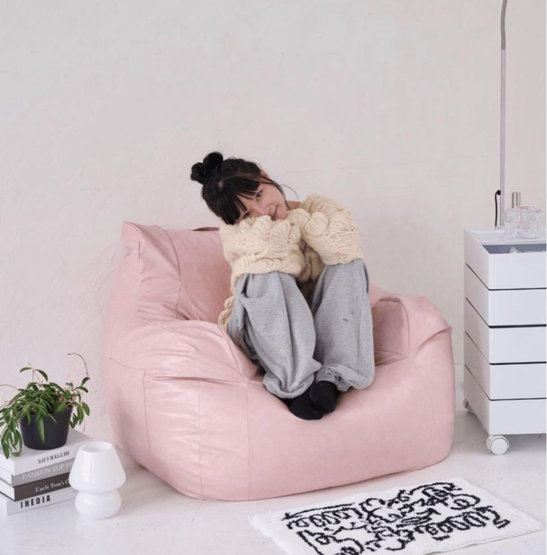 花*。様 [美品] LOOSY ルージー 1人掛けビーズソファ GLOSSY P - メルカリ