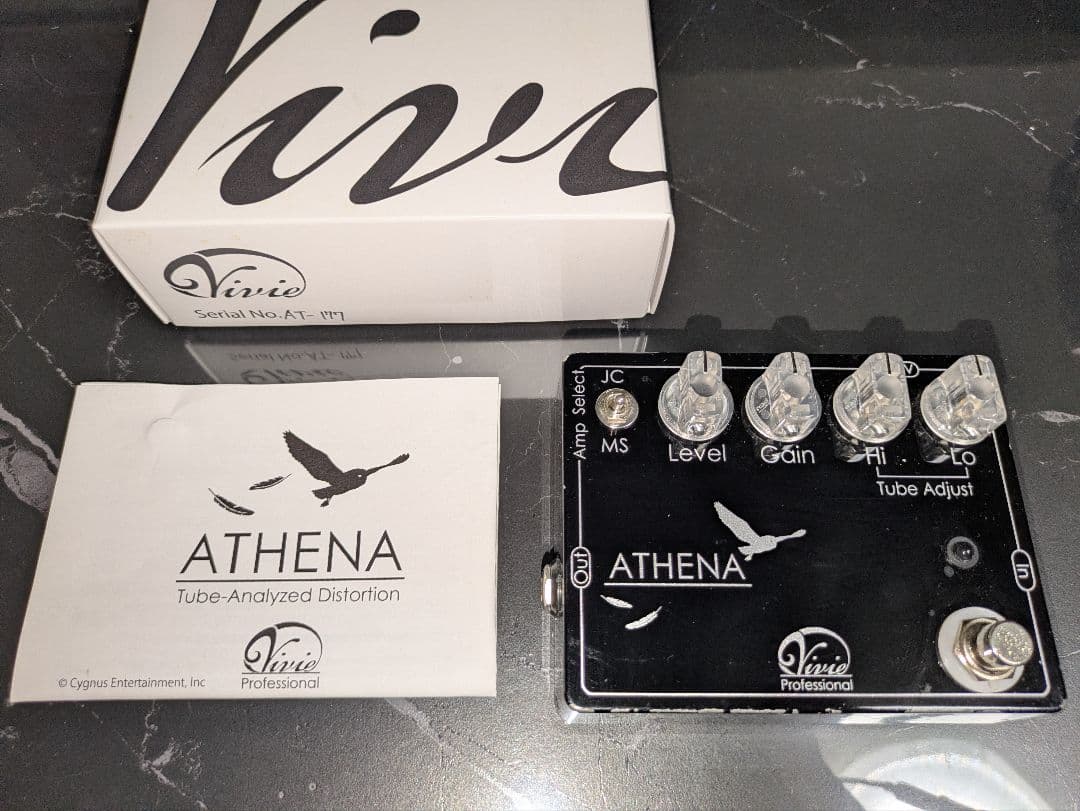 Vivie ATHENA ディストーション、動作確認済 Vivie ATHENA / ディストーション【現物画像】 ヴィヴィ 【 久留米
