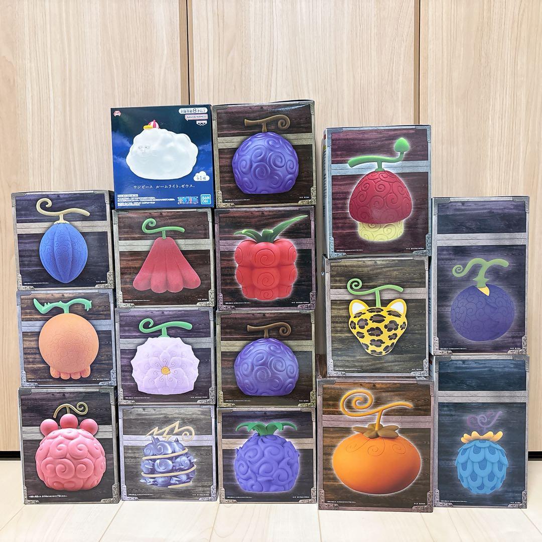 新品未開封】ワンピース 悪魔の実 ルームライト 16種セット まとめ売り