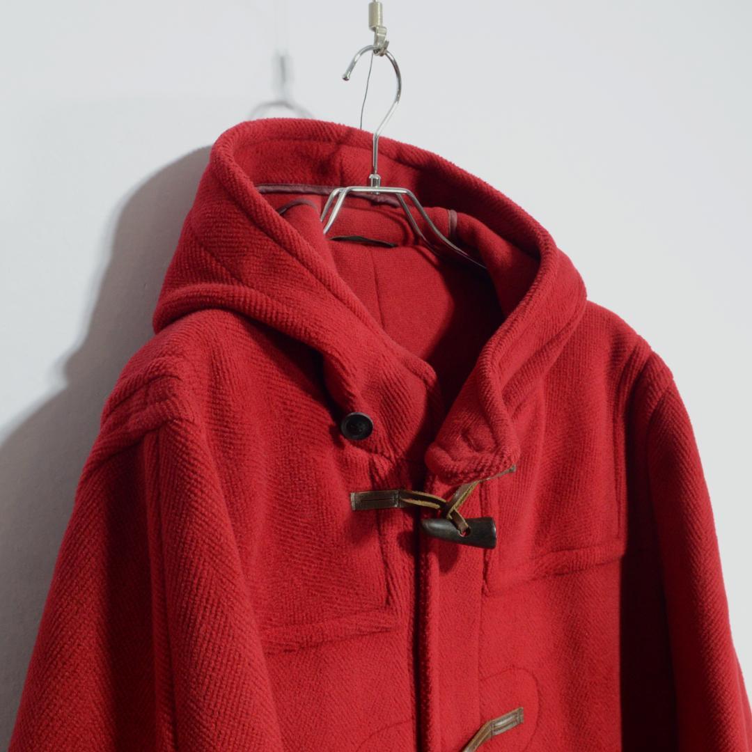 超極上品 グレンフェル製 ムーアブルック ダッフルコート レッド