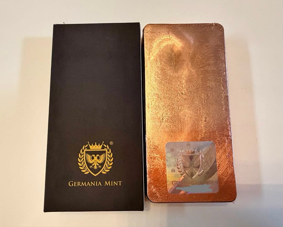 GERMANIA MINT ゲルマニアミント1本 純銅 延べ棒 銅 - メルカリ