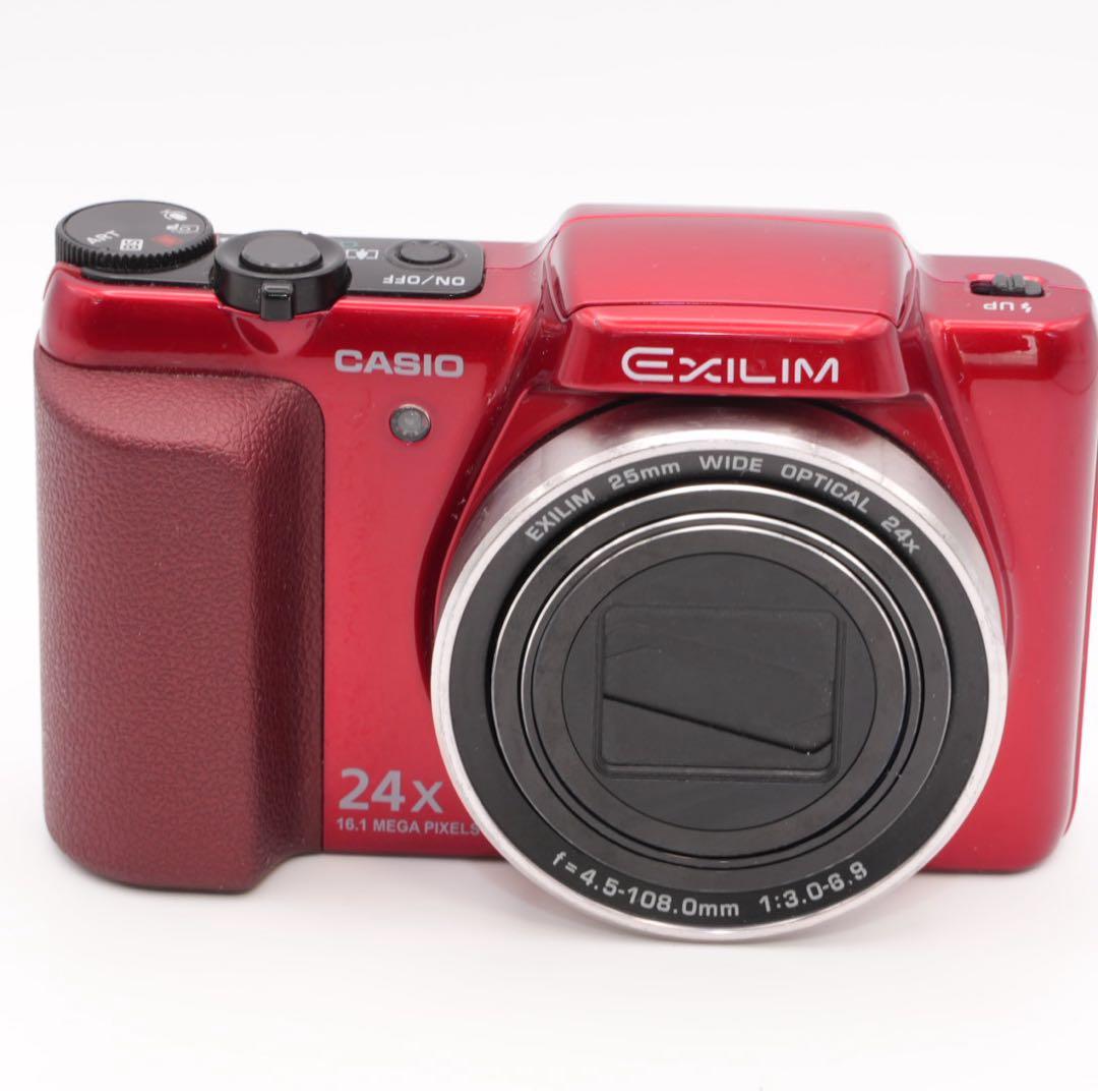 動作品】CASIO EXILIM EX-H60 デジカメ 赤 作例アリ