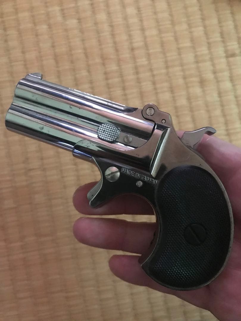 DERRINGER ガスガン シルバー/ブラック 2バレル マルシン