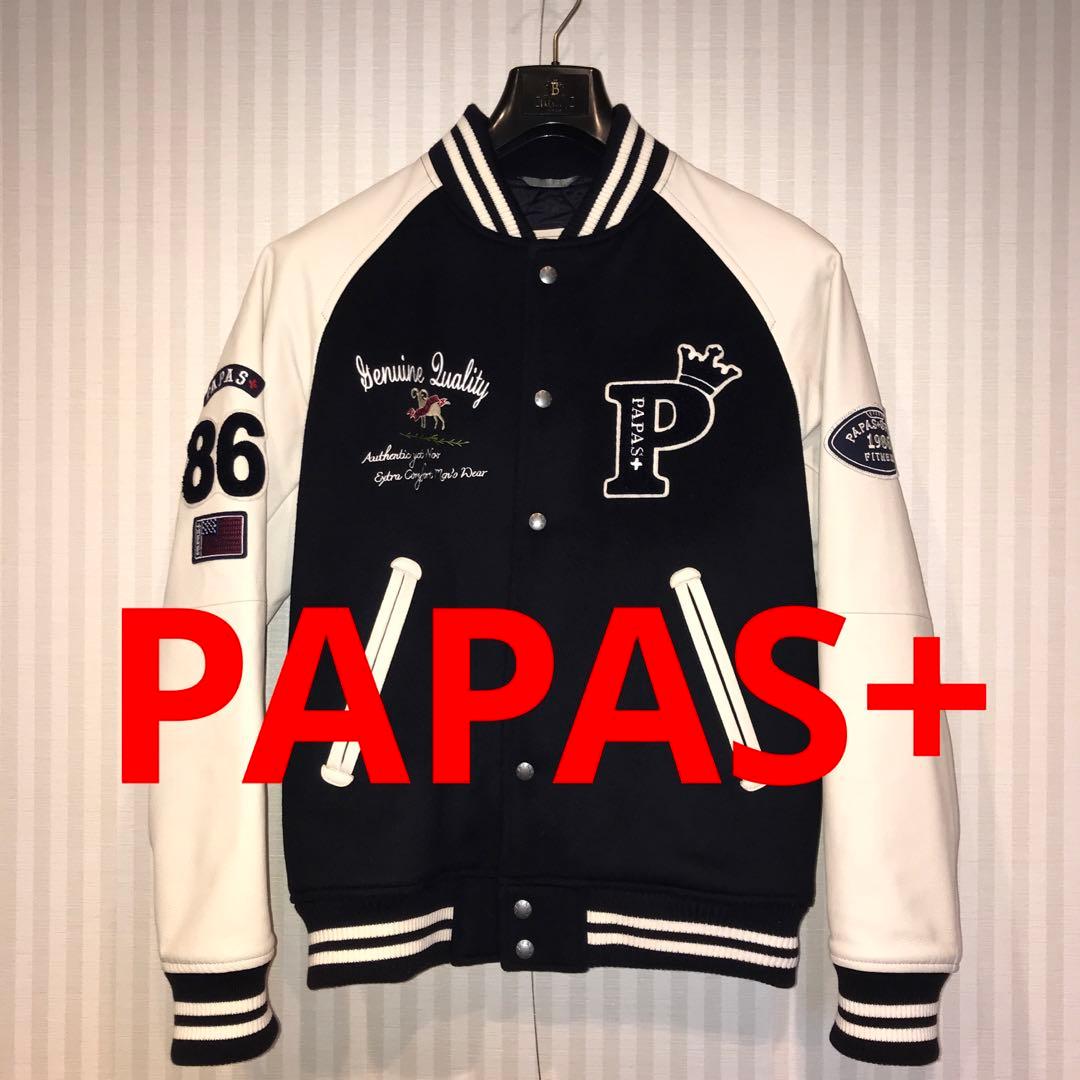 PAPAS+ パパスプラス スタジャン 日本製 - メルカリ