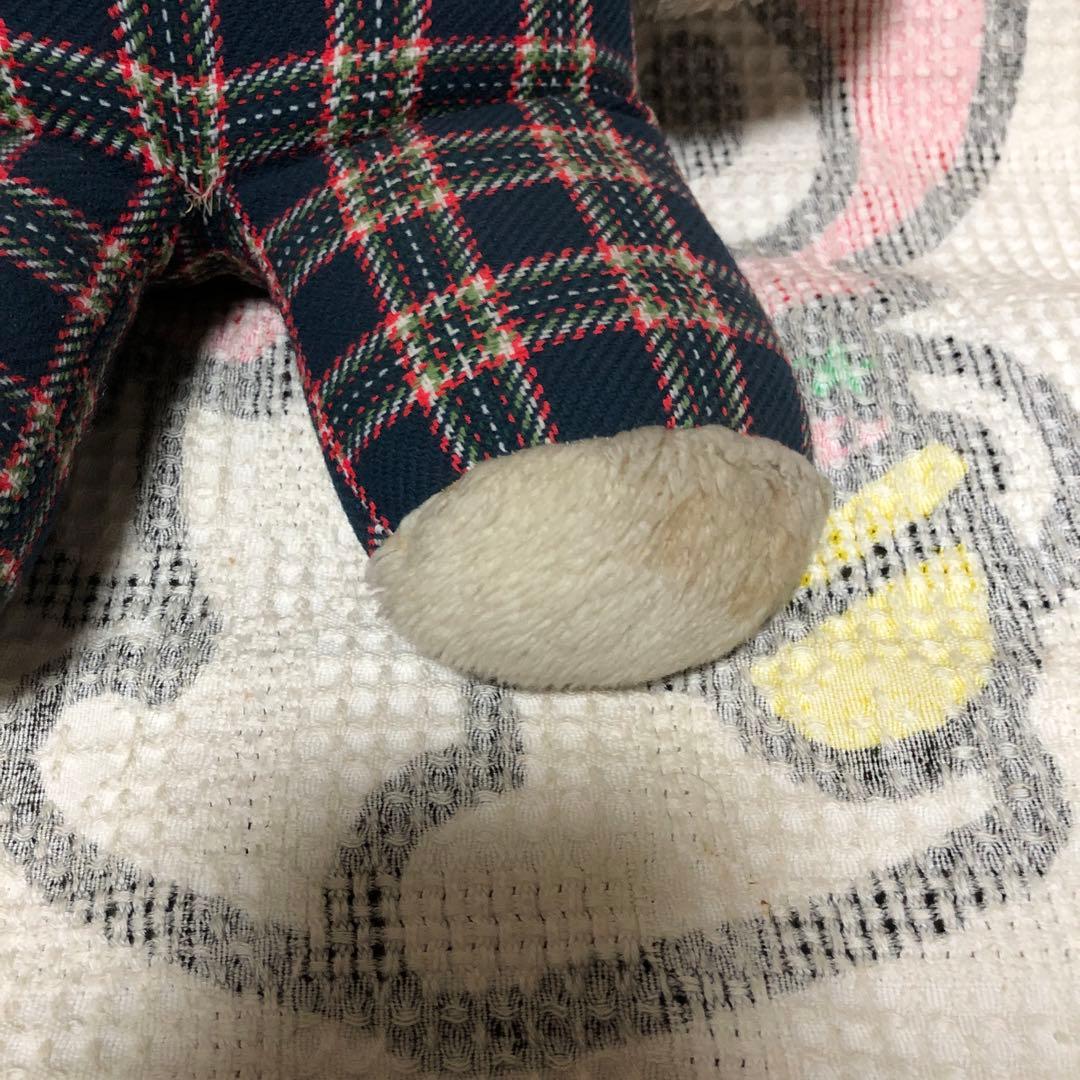 昭和レトロ ヴィンテージ クマ ぬいぐるみ メーカー名不明 穴あき有り