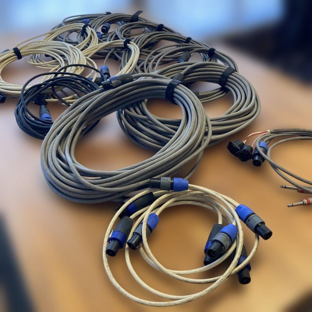 スピーカーケーブル　まとめて Amazon | F-Factory スピーカーケーブル ピンプラグ－先バラ 5m×2本/C