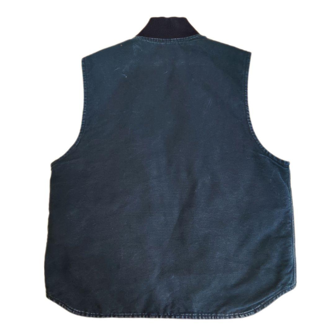 Carhartt カーハート 00年代初期 ベスト 黒 LARGE メキ移行期 - メルカリ