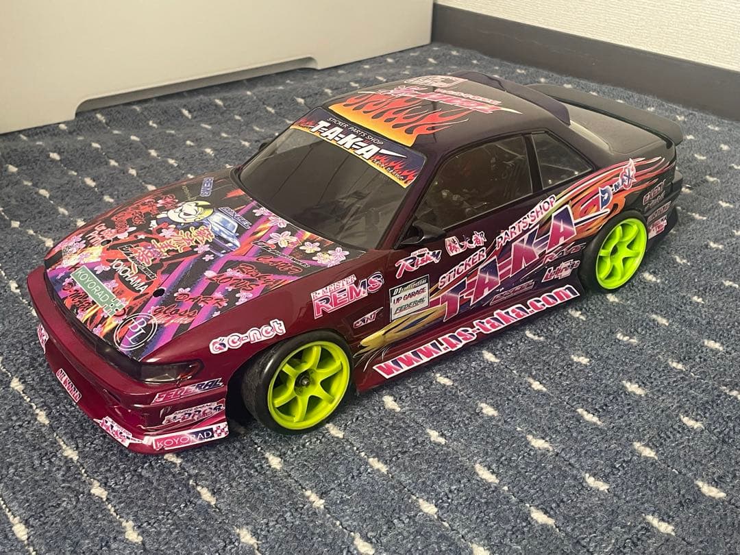 ラジコンボディ S13 シルビア 中村直樹仕様 NISSAN S13シルビア 中村直樹 2024開幕戦仕様 [AD-HB19V8] - スーパー