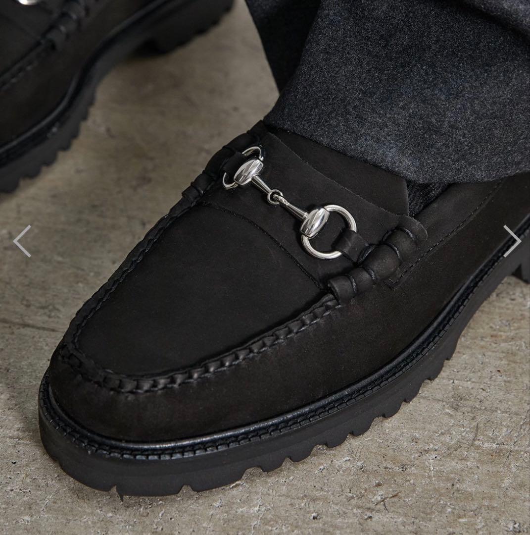 靴 G.H.Bass / WEEJUN 90S LINCOLNMOC nuback