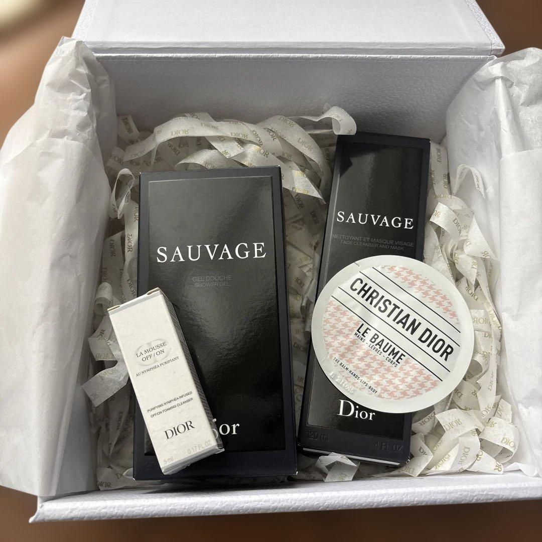 DIOR SAUVAGE シャワー ジェル&フェイスクレンザー&マスク　試供品付 DIOR SAUVAGE シャワー ジェル&フェイスクレンザー&マスク 試供品付
