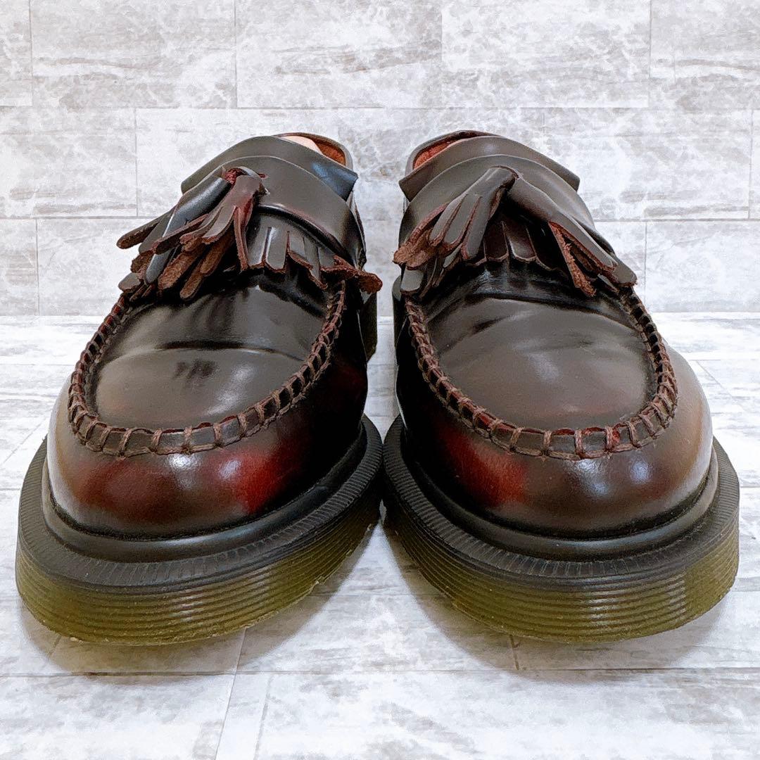 ドクターマーチン エイドリアン タッセルローファー UK6 チェリー