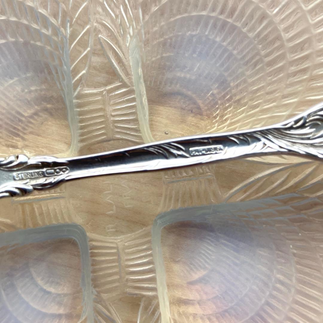 アンティーク 純銀 サラダ フォーク Dominick