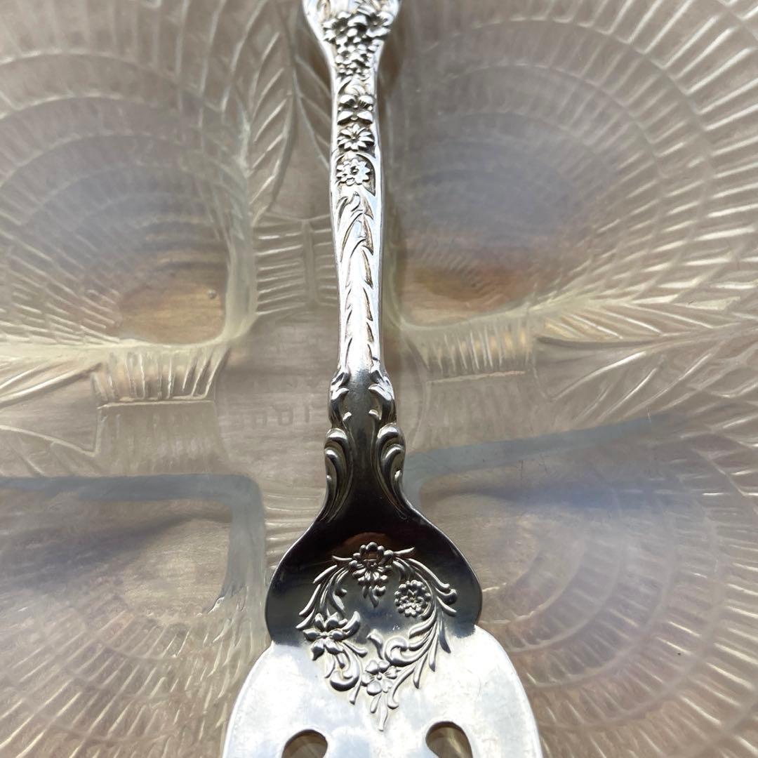 アンティーク 純銀 サラダ フォーク Dominick