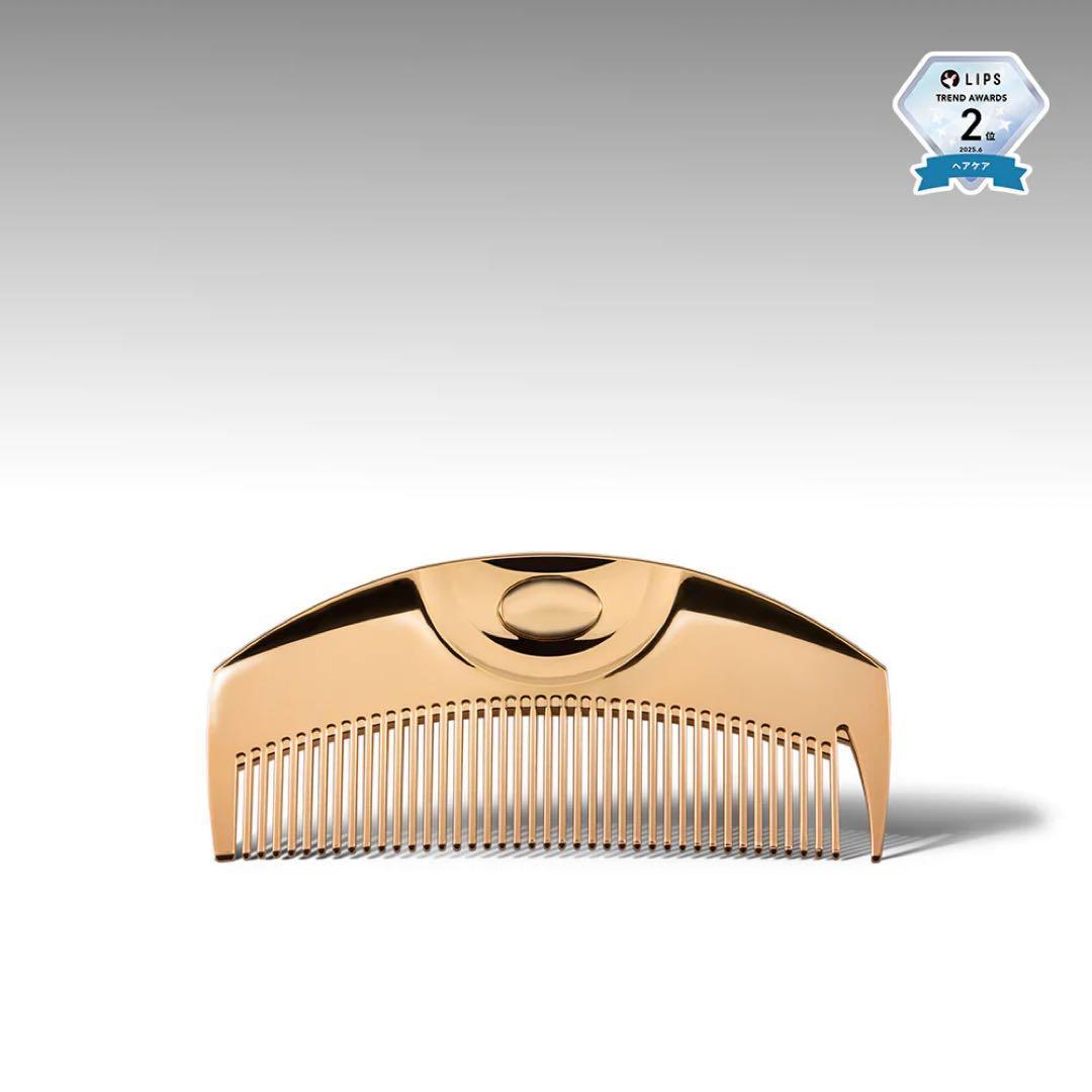 【新品未使用】　LOVECHROME ラブクロム　K24GP ツキ　コーム LOVECHROME（ラブクロム） 公式 (R)K24GPツキ ゴールド 美髪コーム