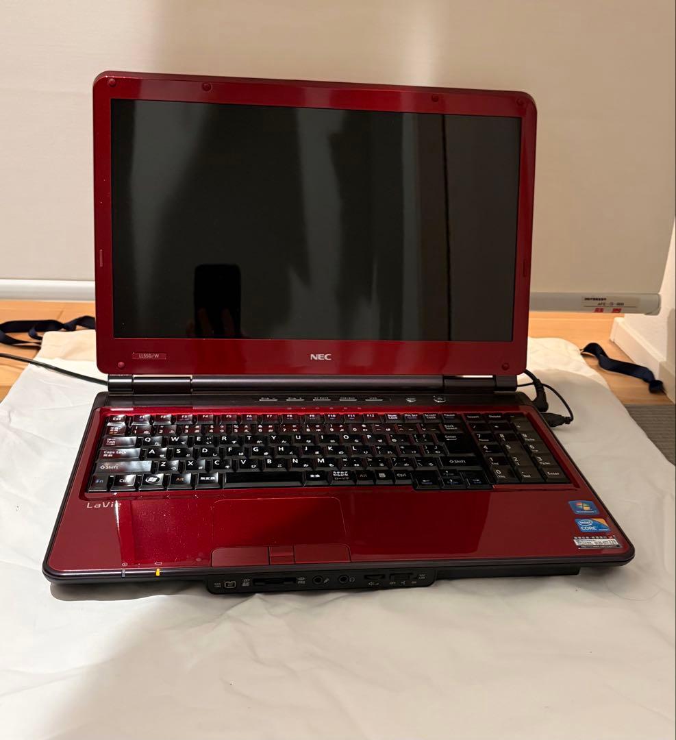 NEC LaVie レッドノートPC 本体 - メルカリ