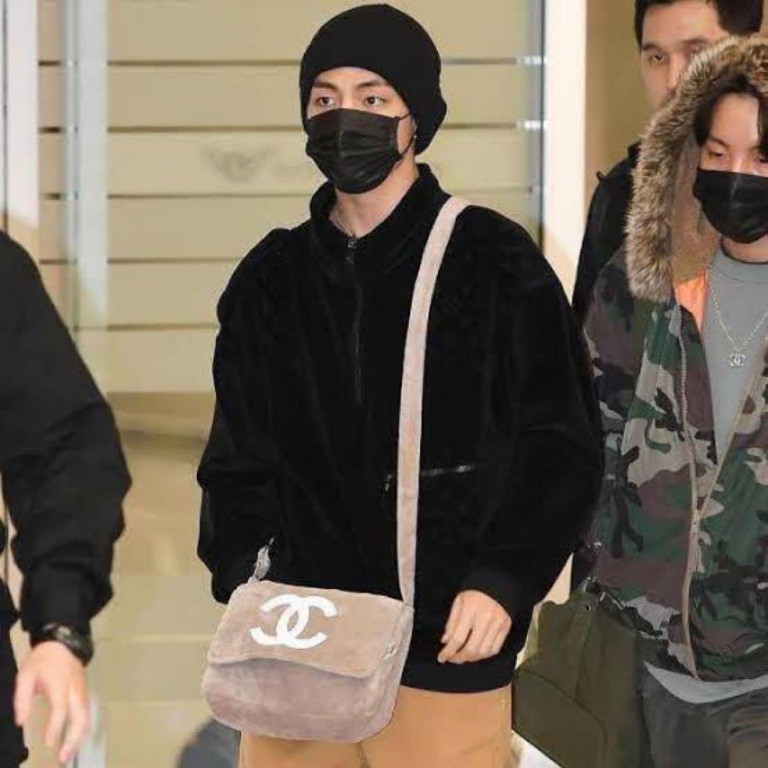 BTS V テテ着用 シャネル ノベルティ ショルダーバッグ-アガベオバティ