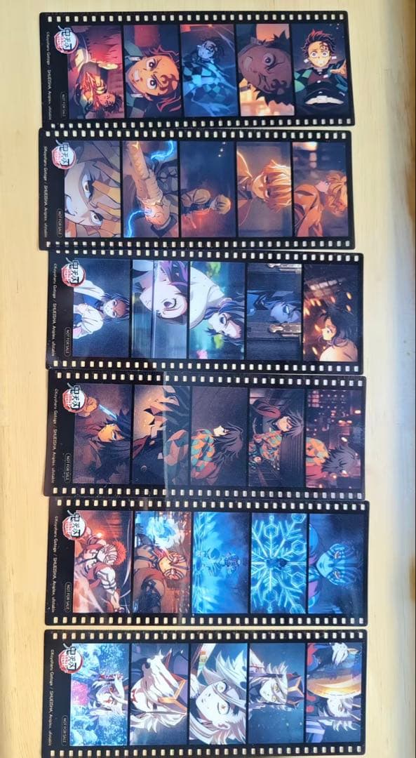 鬼滅の刃映画 中国限定 コンプリート フィルムコマ+チケット+