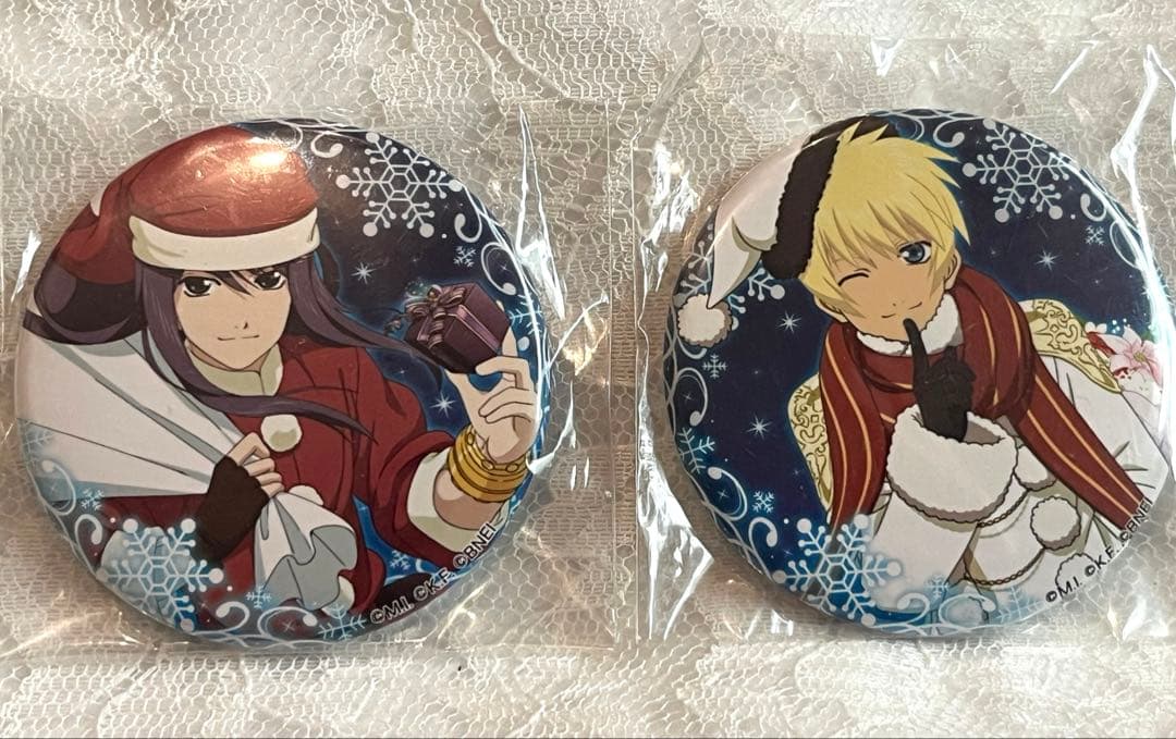 テイルズ オブ ヴェスペリア 缶バッジ クリスマス サンタ ユーリ