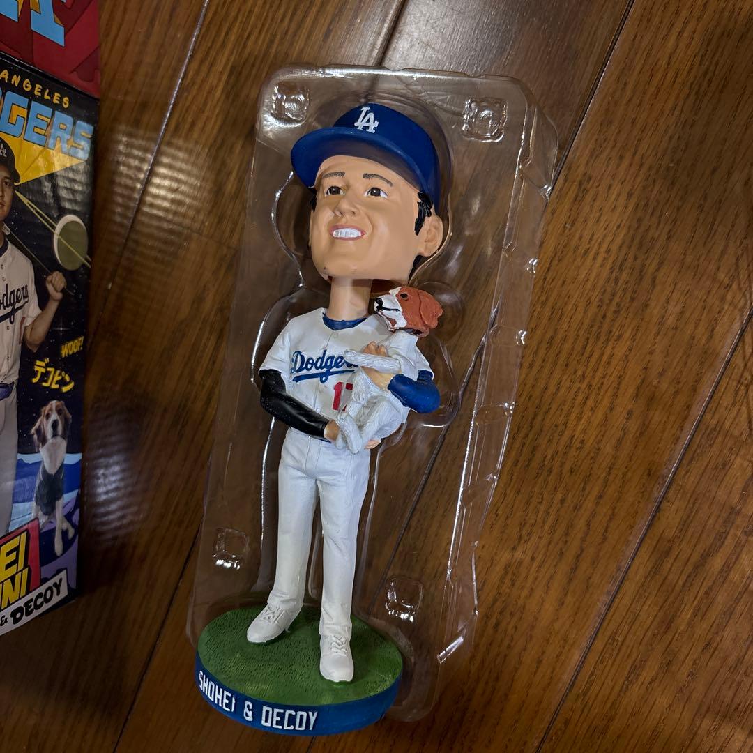 値下げ】大谷翔平 フィギュア ドジャース 17 デコピン バブルヘッド