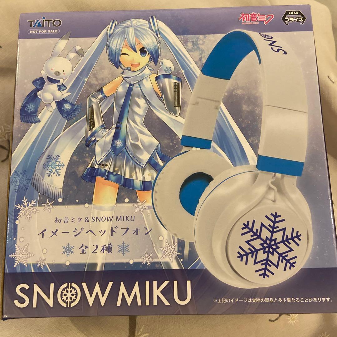 初音ミク ＆ SNOW MIKU 雪ミク イメージベッドフォン ヘッドフォン