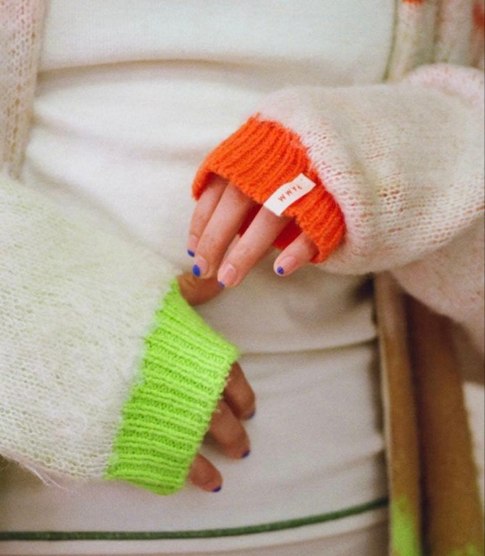 新品タグ付】PAMM 気狂いのニットカーディガン 不幸なベージュ - メルカリ