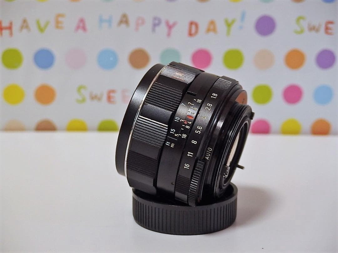 PENTAX SMC Takumar 55mm F1.8 M4/3アダプター付