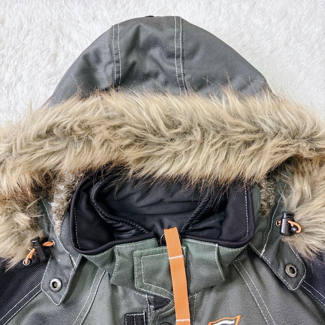 未使用級 HYOD ウィンタージャケット ファー フード取外可 ライナー
