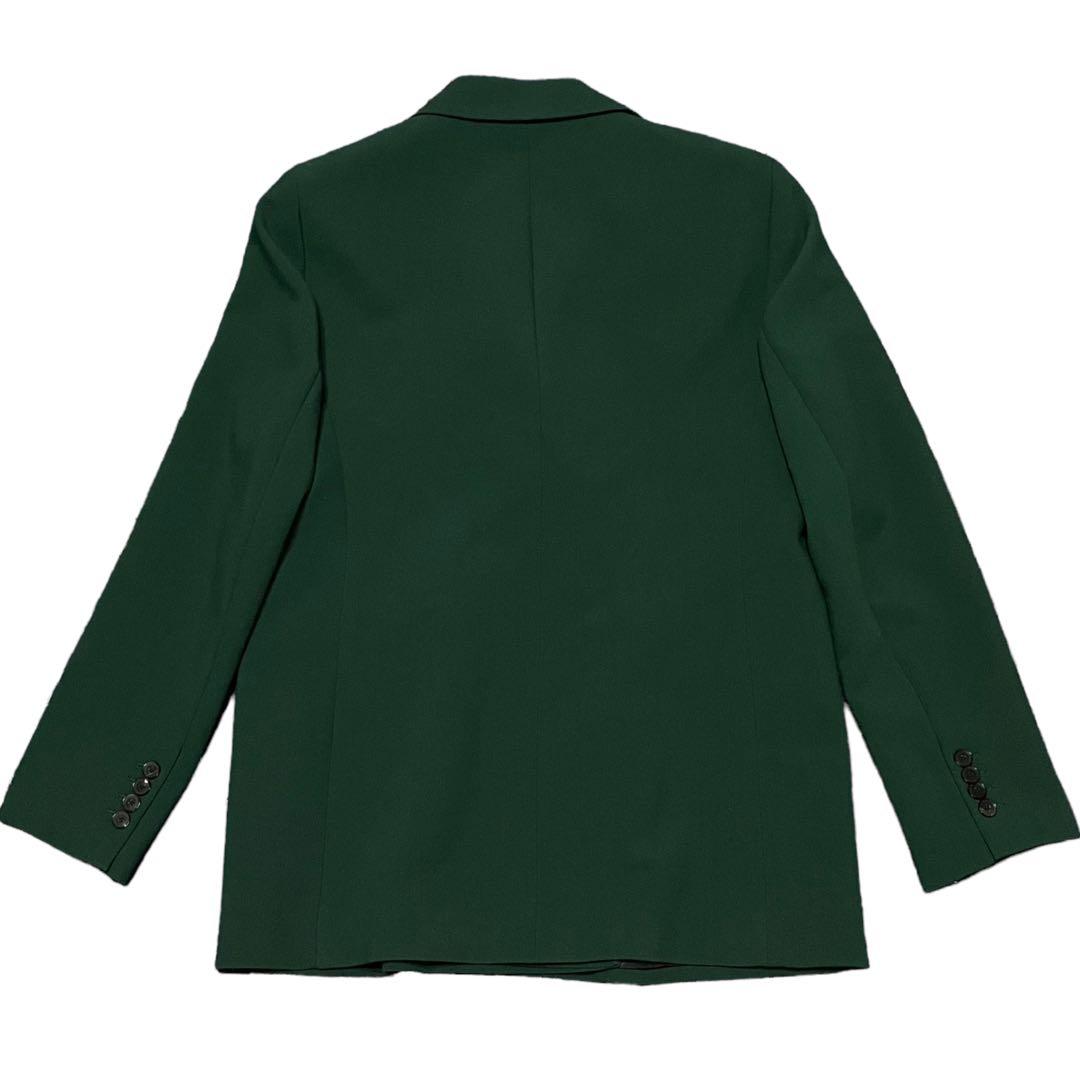美品 ZARA ダブルブレスト セットアップスーツ グリーン L 大きい