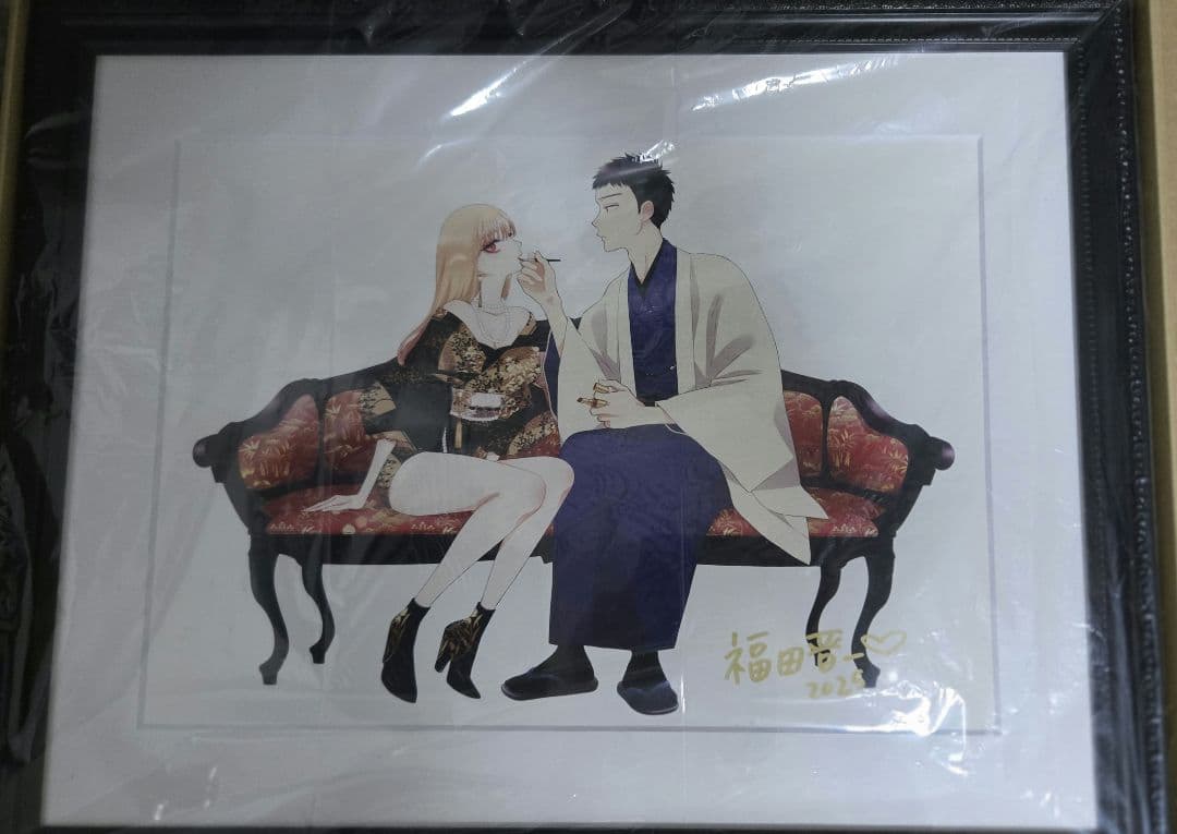 その着せ替え人形は恋をする展　複製原画　メインビジュアル　福田晋一直筆サイン入り 福田晋一直筆サイン入り複製原画 ＜メインビジュアル＞」 [画像